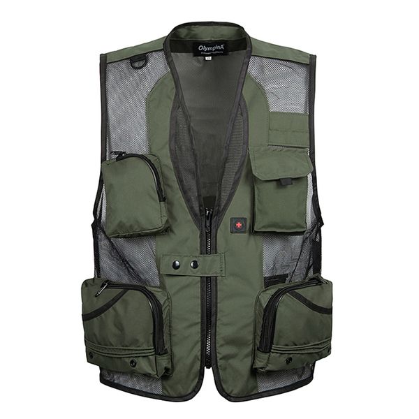 men mesh baggy sleeveless vest with many pockets spring autumn male casual black shooting jacket mens multi pocket waistcoat
men mesh baggy sleeveless vest with many pockets spring autumn male casual black shooting jacket mens multi pocket waistcoat
