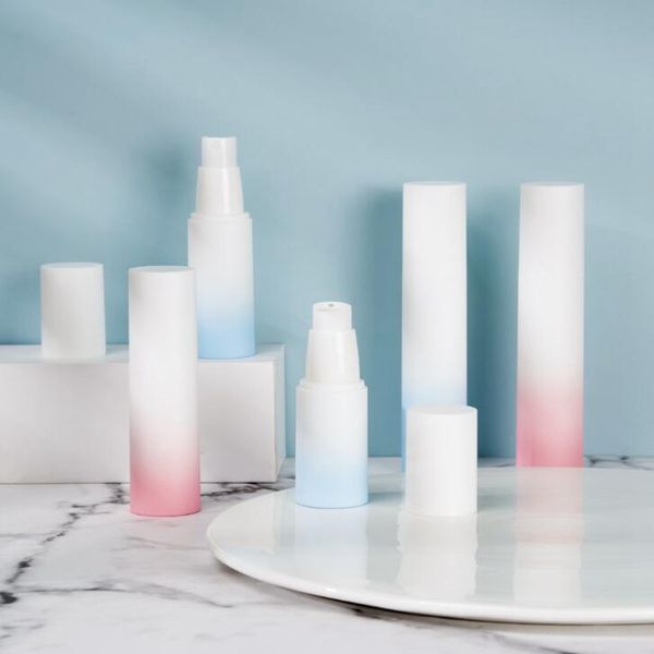 20ml 30ml 50ml white gradient color press-packed plastic emulsion spray airless bottle
20ml 30ml 50ml white gradient color press-packed plastic emulsion spray airless bottle