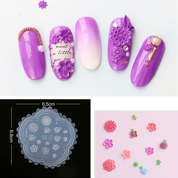 fashion 3d silicone mold nail stencils nails carving stamping plate nail art template uv gel polish manicure mould diy tools, White
fashion 3d silicone mold nail stencils nails carving stamping plate nail art template uv gel polish manicure mould diy tools, White