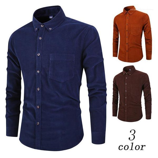 corduroy shirt casual new fashion long sleeve slim fit shirt mens summer desinger retro, White;black
corduroy shirt casual new fashion long sleeve slim fit shirt mens summer desinger retro, White;black