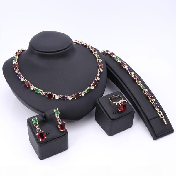 african beads jewelry sets for women crystal zircon pendents party necklace earring bracelet bridal ring wedding jewelry sets, Slivery;golden
african beads jewelry sets for women crystal zircon pendents party necklace earring bracelet bridal ring wedding jewelry sets, Slivery;golden