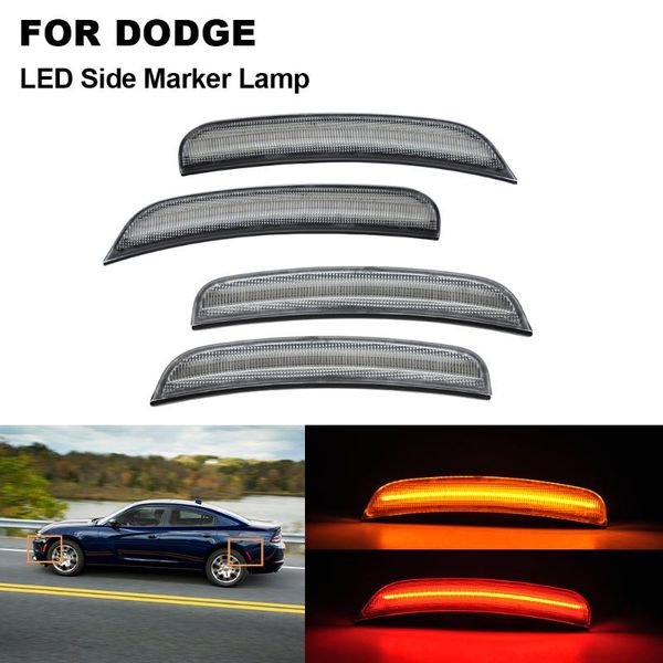4pcs clear lens car led side marker light for dodge charger 2020 2020 front amber&rear red
4pcs clear lens car led side marker light for dodge charger 2020 2020 front amber&rear red