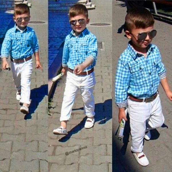 1set kids baby boys long sleeve t-shirt +trousers+belt clothes outfits cool gentleman drop shipping august 8, White
1set kids baby boys long sleeve t-shirt +trousers+belt clothes outfits cool gentleman drop shipping august 8, White