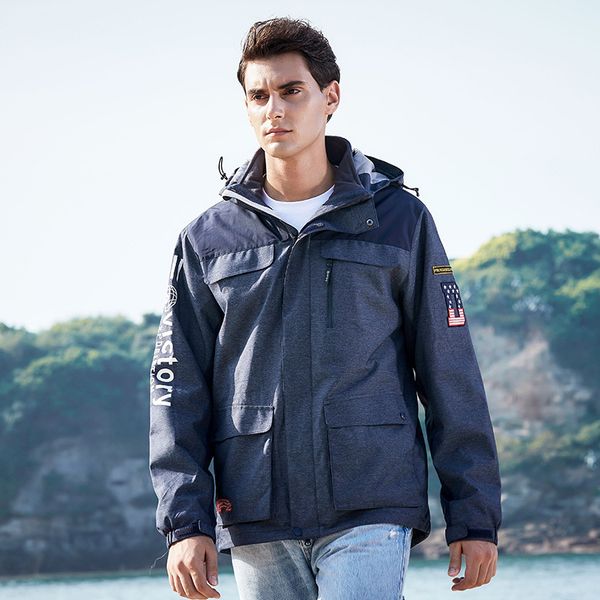 2020 autumn and winter new style outdoor waterproof jacket two-piece set outdoor warm waterproof windproof mountain climbing ski, Blue;black
2020 autumn and winter new style outdoor waterproof jacket two-piece set outdoor warm waterproof windproof mountain climbing ski, Blue;black