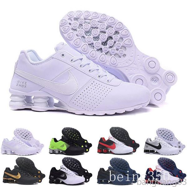 

new shox deliver 809 men running shoes famous deliver oz nz men sneakers black white blue increased air cushio bb03