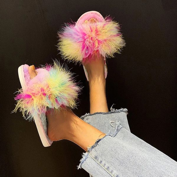 mixed color fur fluffy flat slippers women casual open toe furry plush slides shoes ladies indoor footwear outdoor flip flops, Black
mixed color fur fluffy flat slippers women casual open toe furry plush slides shoes ladies indoor footwear outdoor flip flops, Black