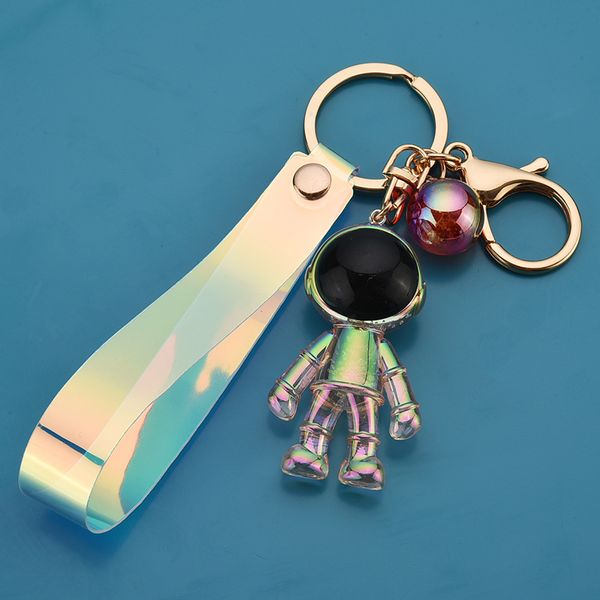 dazzling colorful astronaut keychain acrylic space robot key chain ring shiny pendant women girls car handbag purse accessories, Silver
dazzling colorful astronaut keychain acrylic space robot key chain ring shiny pendant women girls car handbag purse accessories, Silver