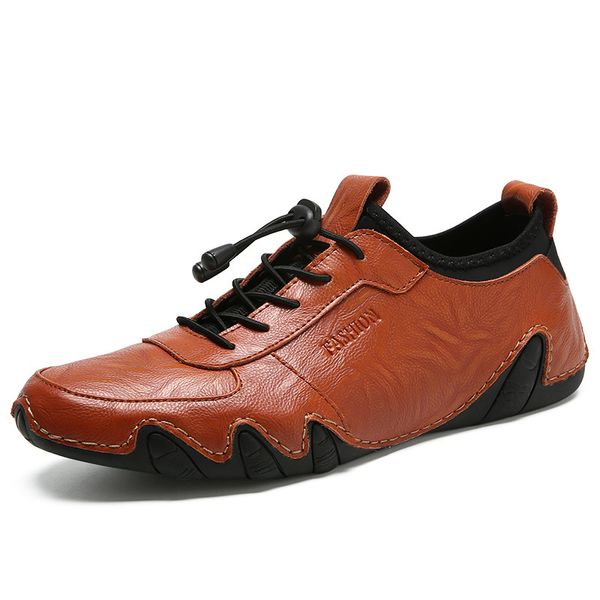 breathable genuine leather men shoes men casual shoes summer mens loafers slip-on soft men's flat driving leather 46, Black
breathable genuine leather men shoes men casual shoes summer mens loafers slip-on soft men's flat driving leather 46, Black
