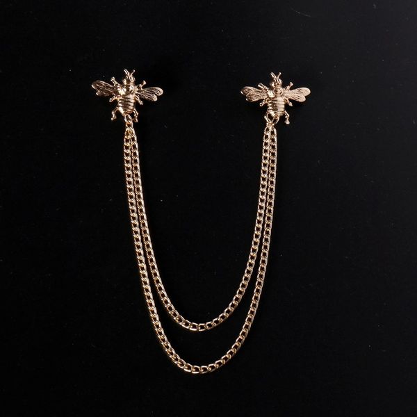 cute gold bee fashion brooches broches pins metal chain tassel animal brooch men suit shirt collar lapel pin women jewelry gift, Gray
cute gold bee fashion brooches broches pins metal chain tassel animal brooch men suit shirt collar lapel pin women jewelry gift, Gray