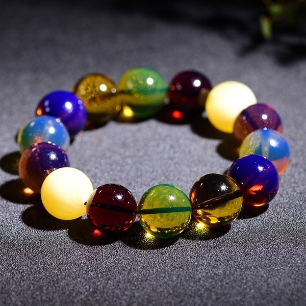 natural beeswax amber duobao bracelet blue pearl jin po blood pearl for men and women, Black
natural beeswax amber duobao bracelet blue pearl jin po blood pearl for men and women, Black