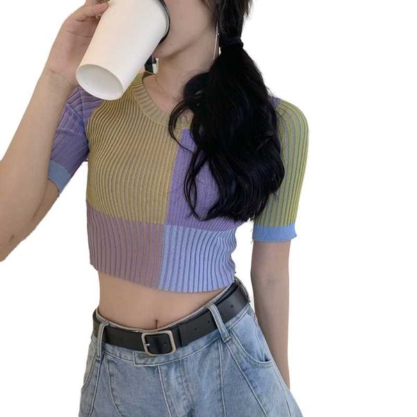 women knitted sweater 2020 spring autumn new short sleeve slim short sweater fashion casual streetwear pullover female, White;black
women knitted sweater 2020 spring autumn new short sleeve slim short sweater fashion casual streetwear pullover female, White;black