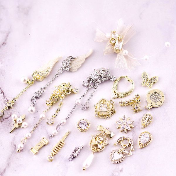 high-end fashion charm nail art zircon fairy flower spirit bird jewelry gold silver rhinestone diy nail art decoration, Silver;gold
high-end fashion charm nail art zircon fairy flower spirit bird jewelry gold silver rhinestone diy nail art decoration, Silver;gold