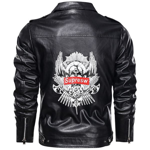 new fashion men's designer jacket autumn and winter men's faux leather jacket luxury college motorcycle embroidery baseball jacket, Black;brown
new fashion men's designer jacket autumn and winter men's faux leather jacket luxury college motorcycle embroidery baseball jacket, Black;brown