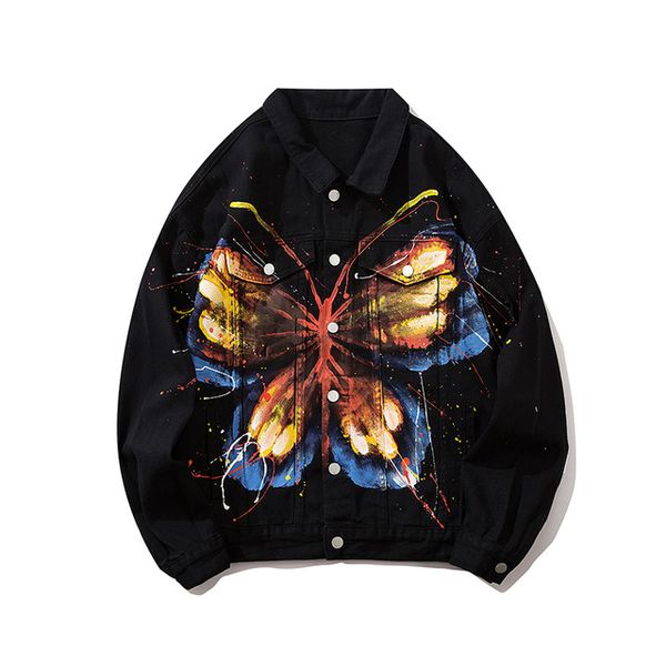 hand painting jean jacket men turn-down collar denim men's jackets streetwear clothing black, Black;brown
hand painting jean jacket men turn-down collar denim men's jackets streetwear clothing black, Black;brown