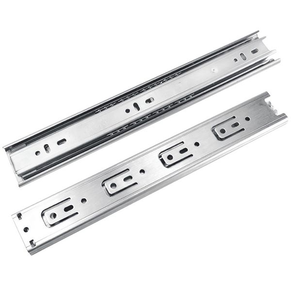 2pcs / шкафчик slide матовый выдвижные rail трехсекционный главная из нержавеющей стали
2pcs / шкафчик slide матовый выдвижные rail трехсекционный главная из нержавеющей стали