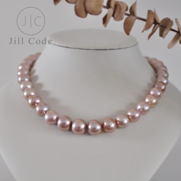 12mm-15mm soft lavender/pink edison pearl necklace, freshwater pearl necklace,classic and simple choker,large necklace, Silver
12mm-15mm soft lavender/pink edison pearl necklace, freshwater pearl necklace,classic and simple choker,large necklace, Silver