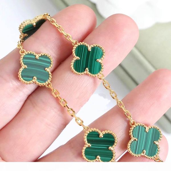 luxurious s925 sterling silver flower with nature malachite pendant bracelet with rhombus clasp for women wedding gift jewelry ps5347a, Golden;silver
luxurious s925 sterling silver flower with nature malachite pendant bracelet with rhombus clasp for women wedding gift jewelry ps5347a, Golden;silver