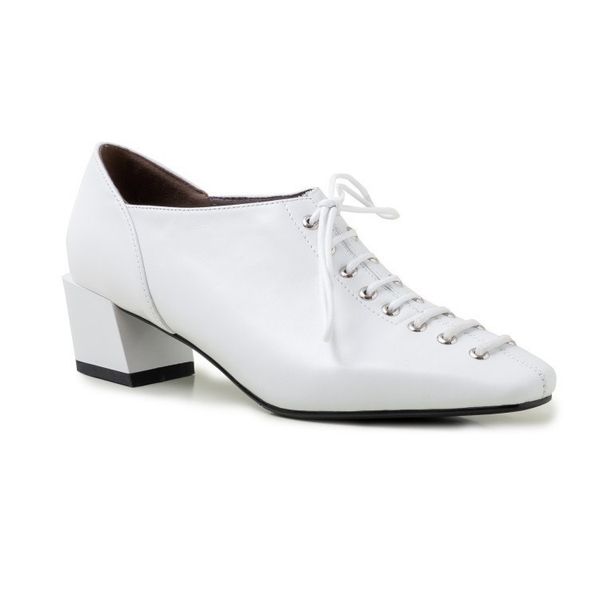 2020 new square-toe casual lace black chunky heel women's shoes square toe genuine leather strange style med (3cm-5cm
2020 new square-toe casual lace black chunky heel women's shoes square toe genuine leather strange style med (3cm-5cm