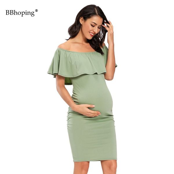 maternity dresses summer ruffle floral dress off shoulder pregnancy dress bodycon knee woman's gown elegant woman's clothing, White
maternity dresses summer ruffle floral dress off shoulder pregnancy dress bodycon knee woman's gown elegant woman's clothing, White