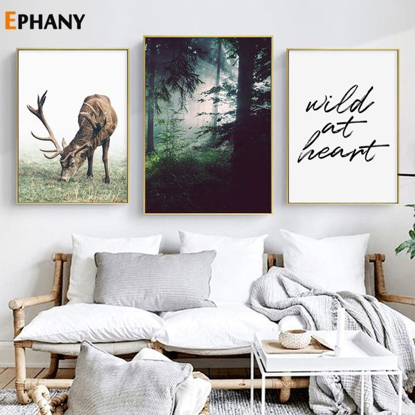 forest landscape canvas poster nordic style wild deer wall art print painting decoration picture scandinavian home decor
forest landscape canvas poster nordic style wild deer wall art print painting decoration picture scandinavian home decor