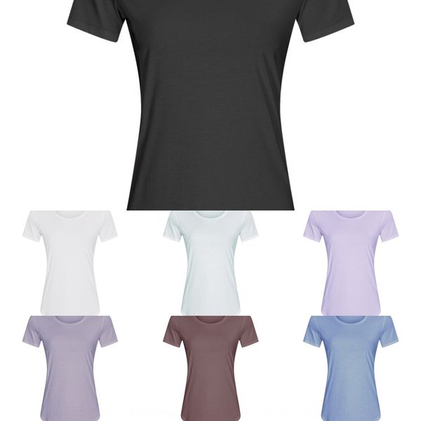 new round neck pure cotton sports short sleeve women's moisture absorption and perspiration loose clothing running yoga clothes t-shirt
new round neck pure cotton sports short sleeve women's moisture absorption and perspiration loose clothing running yoga clothes t-shirt