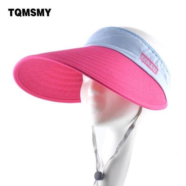 tqmsmy women's sun caps fashion empty visor beach hat ladies outdoor wide brim sun hats adjustable solid color cap tmp77, Blue;gray
tqmsmy women's sun caps fashion empty visor beach hat ladies outdoor wide brim sun hats adjustable solid color cap tmp77, Blue;gray