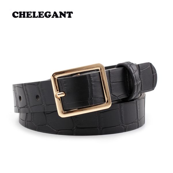 chelegant imitation leather crocodile pattern women belt fashion square buckle fine belt for women casual jeans wild decoration, Black;brown
chelegant imitation leather crocodile pattern women belt fashion square buckle fine belt for women casual jeans wild decoration, Black;brown