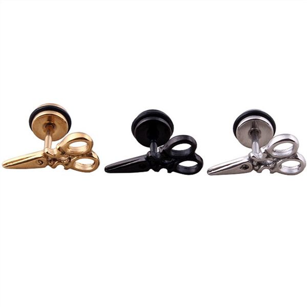 stud kpop korean 1pc scissor earrings fashion black color stainless steel earings for women party fancy jewelry boucle d'oreille, Golden;silver
stud kpop korean 1pc scissor earrings fashion black color stainless steel earings for women party fancy jewelry boucle d'oreille, Golden;silver