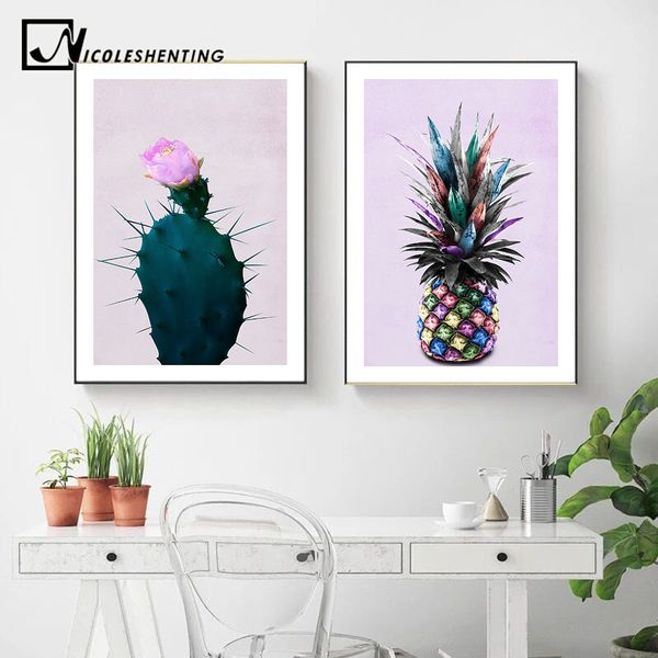 pineapple cactus poster colorful plants canvas print minimalist wall art abstract painting decorative picture nordic decoration
pineapple cactus poster colorful plants canvas print minimalist wall art abstract painting decorative picture nordic decoration