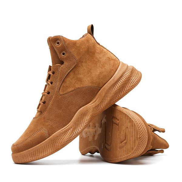 fashion suede solid color boots men winter warm high leather shoes waterproof casual flats desert boots mens, Black
fashion suede solid color boots men winter warm high leather shoes waterproof casual flats desert boots mens, Black