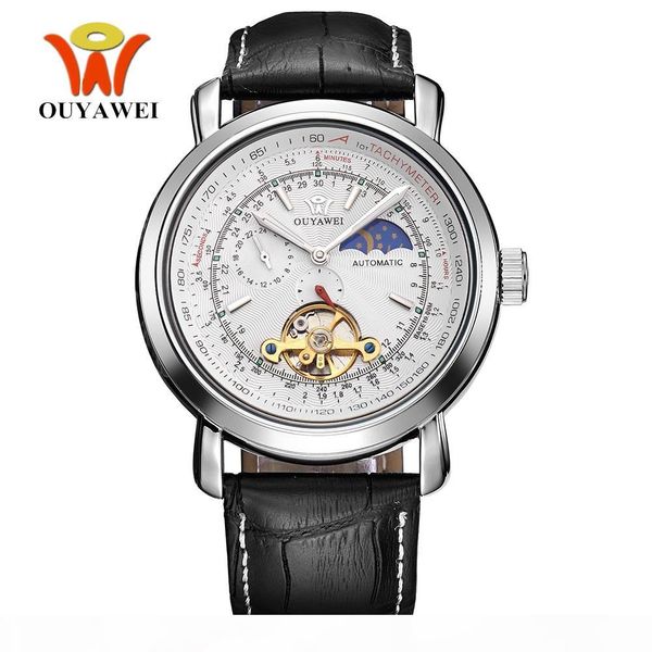 oyw tourbillion mechanical men skeleton calendar automatic wristwatch leather strap white fashion waterproof self wind watches, Slivery;brown
oyw tourbillion mechanical men skeleton calendar automatic wristwatch leather strap white fashion waterproof self wind watches, Slivery;brown