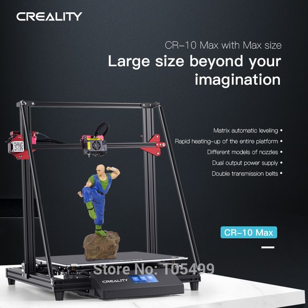 fast dispatch creality 3d printer machine cr 10 max for 3d printer filament mobile cover printing machine
fast dispatch creality 3d printer machine cr 10 max for 3d printer filament mobile cover printing machine