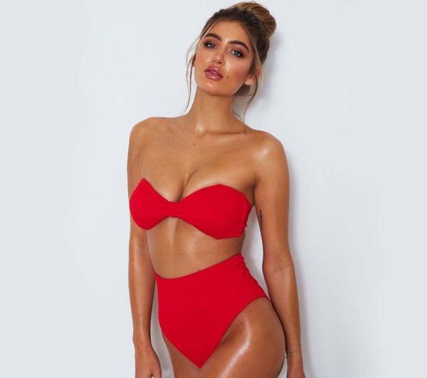 sets bathing suits for swimwear clothing high waist women tankinis solid bras strapless briefs 2pcs bikini, White;black
sets bathing suits for swimwear clothing high waist women tankinis solid bras strapless briefs 2pcs bikini, White;black