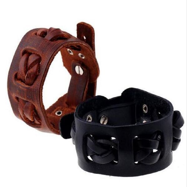 leather woven leather waistband factory price men's bracelets for men alloy zinc vintage rivet jewelry handmade, Golden;silver
leather woven leather waistband factory price men's bracelets for men alloy zinc vintage rivet jewelry handmade, Golden;silver