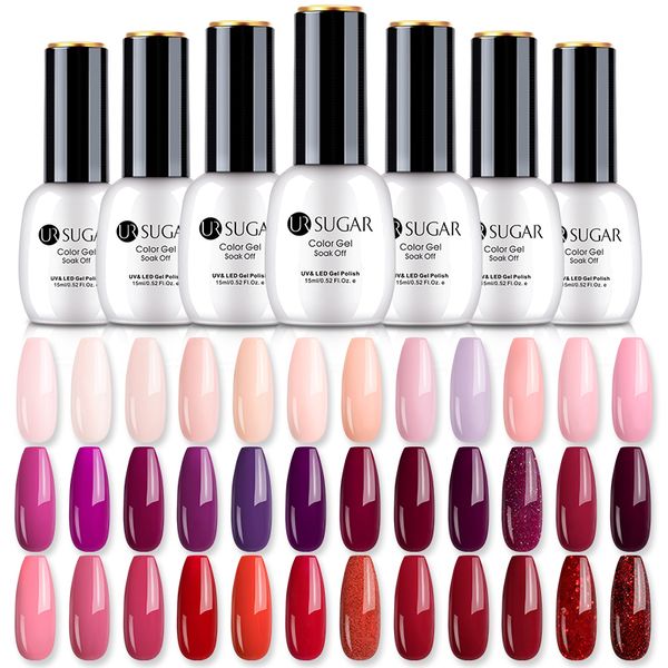 ur sugar 15ml 85 colors gel polish nail gel varnish paint semi permanent nails art varnish for coat base coat, Red;pink
ur sugar 15ml 85 colors gel polish nail gel varnish paint semi permanent nails art varnish for coat base coat, Red;pink