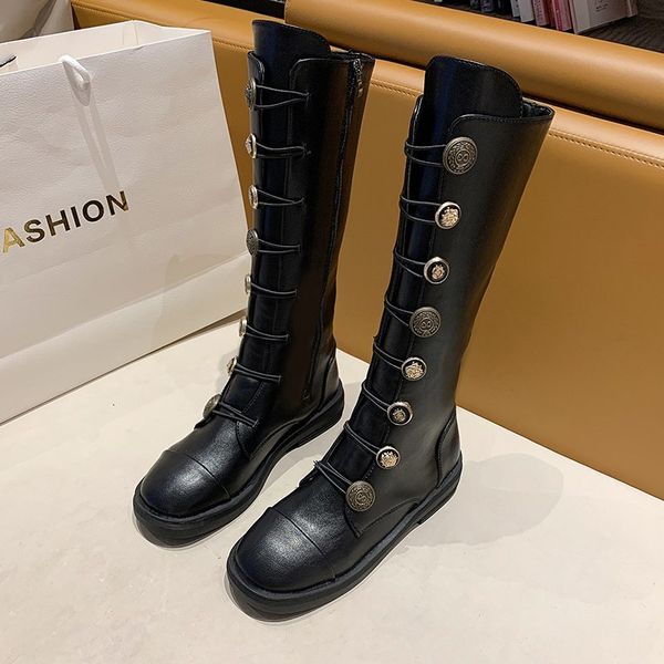 women boots breathable thick sole boots female 2020 new autumn thick heel knight high tube motorcycle long, Black
women boots breathable thick sole boots female 2020 new autumn thick heel knight high tube motorcycle long, Black