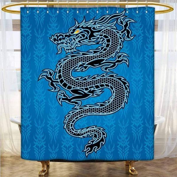 shower curtains dragon bathroom curtain black on blue tribal background year of the themed art
shower curtains dragon bathroom curtain black on blue tribal background year of the themed art