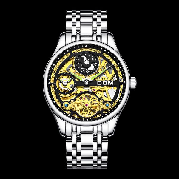 wristwatches fashion mens watches skeleton watch men sport automatic mechanical wristwatch m-1300d, Slivery;brown
wristwatches fashion mens watches skeleton watch men sport automatic mechanical wristwatch m-1300d, Slivery;brown