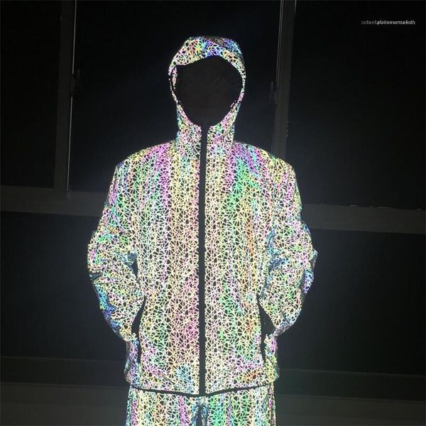 zipper pockets mens hooded coats casual hip hop style males clothing colorful mens designer jackets cool reflective, Black;brown
zipper pockets mens hooded coats casual hip hop style males clothing colorful mens designer jackets cool reflective, Black;brown