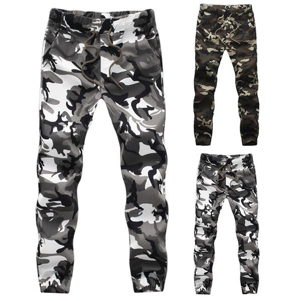 men pencil harem camouflage military pockets waist drawstring long skinny cargo pants loose camo joggers plus size cargo pants, Black
men pencil harem camouflage military pockets waist drawstring long skinny cargo pants loose camo joggers plus size cargo pants, Black