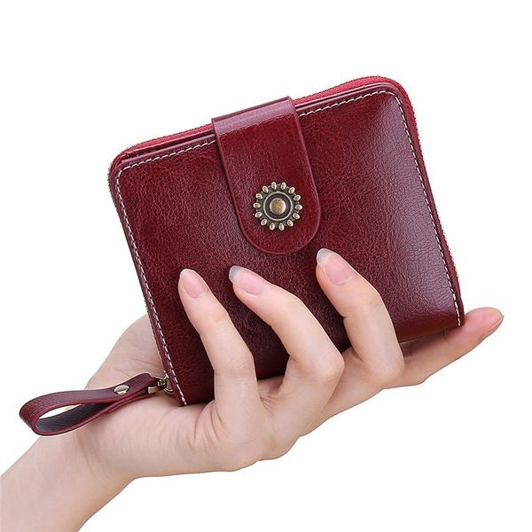 genuine leather women wallet female candy color coin purse small walet portomonee zipper and money bag lady mini card holder, Red;black
genuine leather women wallet female candy color coin purse small walet portomonee zipper and money bag lady mini card holder, Red;black
