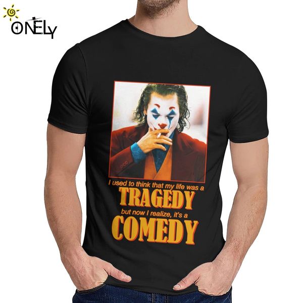 tee shirt joker joquin phoenix 2019 movie unique design o-neck t shirt