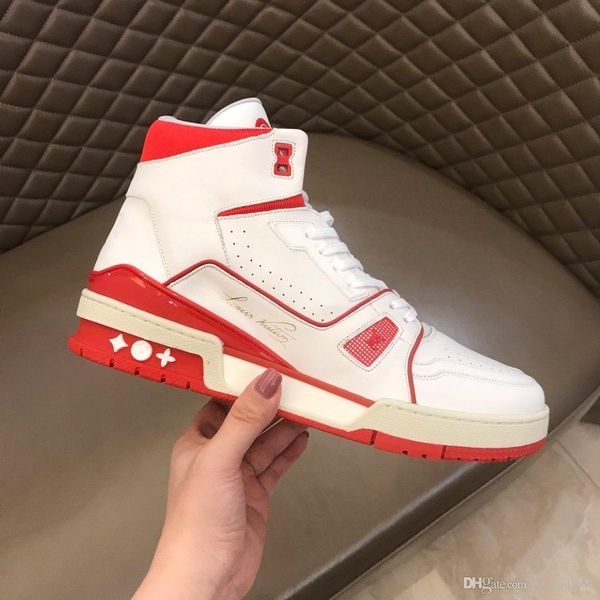 2020 new fashion men's casual high-shoes, classic fashion printing, comfortable and versatile casual shoesad, Red;white
2020 new fashion men's casual high-shoes, classic fashion printing, comfortable and versatile casual shoesad, Red;white