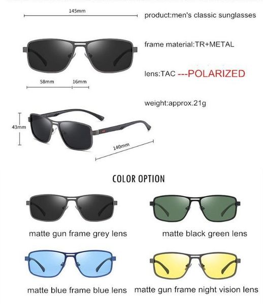 new retro square men s sunglasses classic polarized sunglasses for001, White;black
new retro square men s sunglasses classic polarized sunglasses for001, White;black