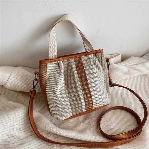 2020 women bag stripped canvas shoulder bag designer brown bucket bags summer handbags leather small crossbody pu totes
2020 women bag stripped canvas shoulder bag designer brown bucket bags summer handbags leather small crossbody pu totes
