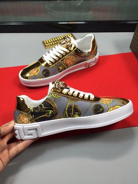 2021 trend men 's printed letter sneakers ,casual and comfortable catwalk shoes ,fashion low -shoes ,original box packaging :38 -4, Black
2021 trend men 's printed letter sneakers ,casual and comfortable catwalk shoes ,fashion low -shoes ,original box packaging :38 -4, Black