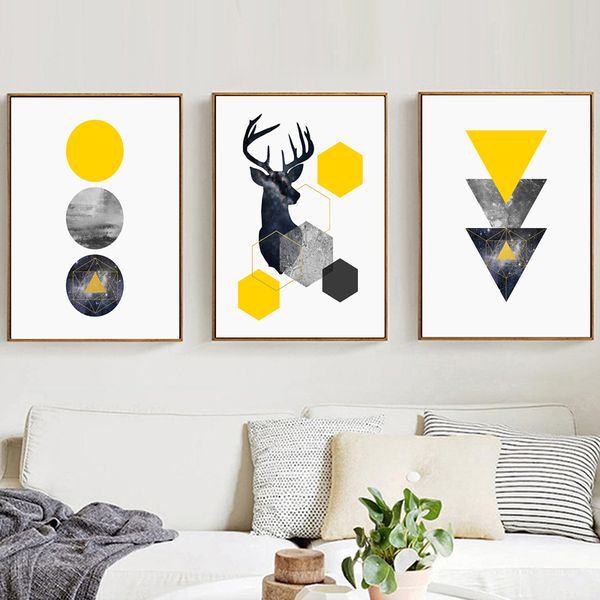 nordic style geometric starry abstract deer wall art print picture canvas painting poster wall picture for living room no framed
nordic style geometric starry abstract deer wall art print picture canvas painting poster wall picture for living room no framed