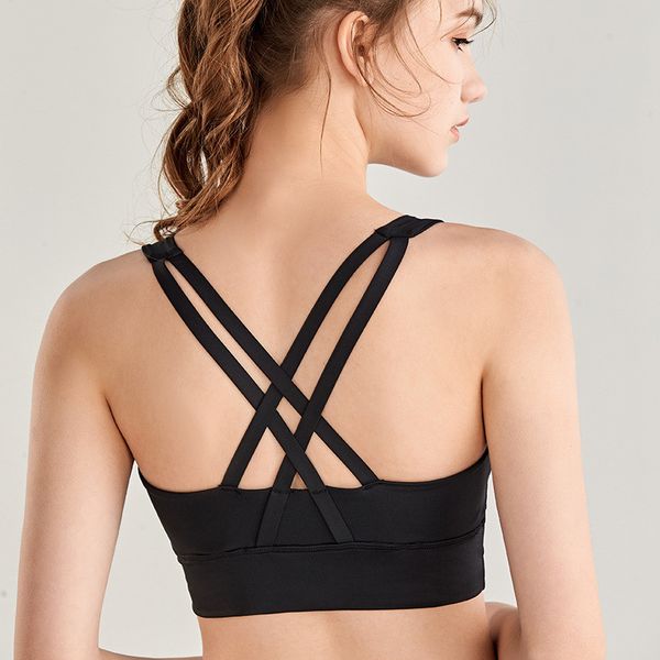 gathered shockproof women sports yoga bras cross beauty back push up underwear vest running bra gym fitness workout, White;black
gathered shockproof women sports yoga bras cross beauty back push up underwear vest running bra gym fitness workout, White;black