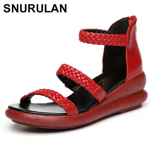 snurulan shoes women summer sandals 6cm wedge shoes strap back heel soft sole genuine leather handmade sandals, Black
snurulan shoes women summer sandals 6cm wedge shoes strap back heel soft sole genuine leather handmade sandals, Black