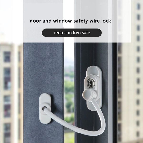 door limit lock window lock door security window cable restrictor guard for baby safety security chain
door limit lock window lock door security window cable restrictor guard for baby safety security chain